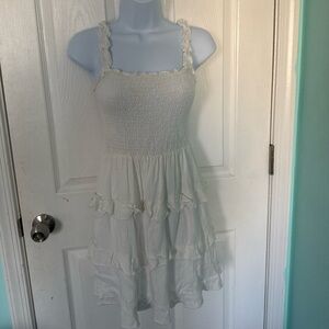 Lulu's Elegant White Dress